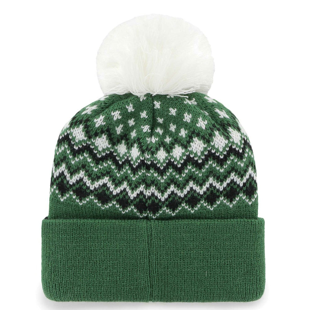 New York Jets '47 Women's Elsa Cuffed Knit Hat with Pom | NFL Discount