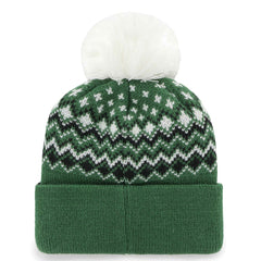 New York Jets '47 Women's Elsa Cuffed Knit Hat with Pom | NFL Discount