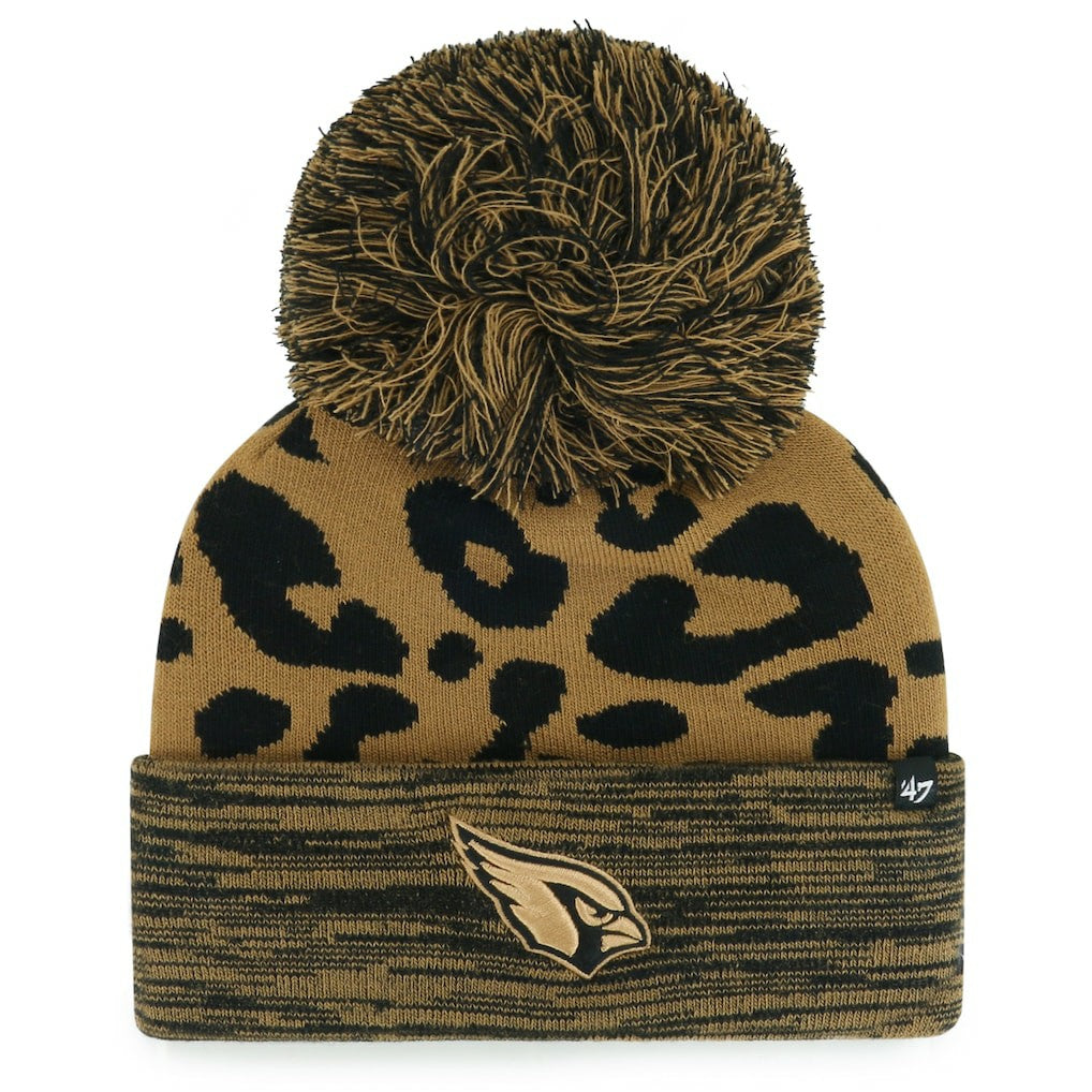 Arizona Cardinals '47 Women's Rosette Cuffed Knit Hat with Pom | NFL Outlet