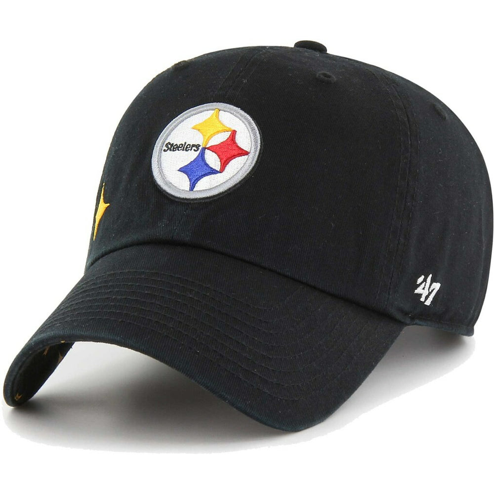 Pittsburgh Steelers '47 Women's Confetti Icon Clean Up Adjustable Hat | NFL Outlet