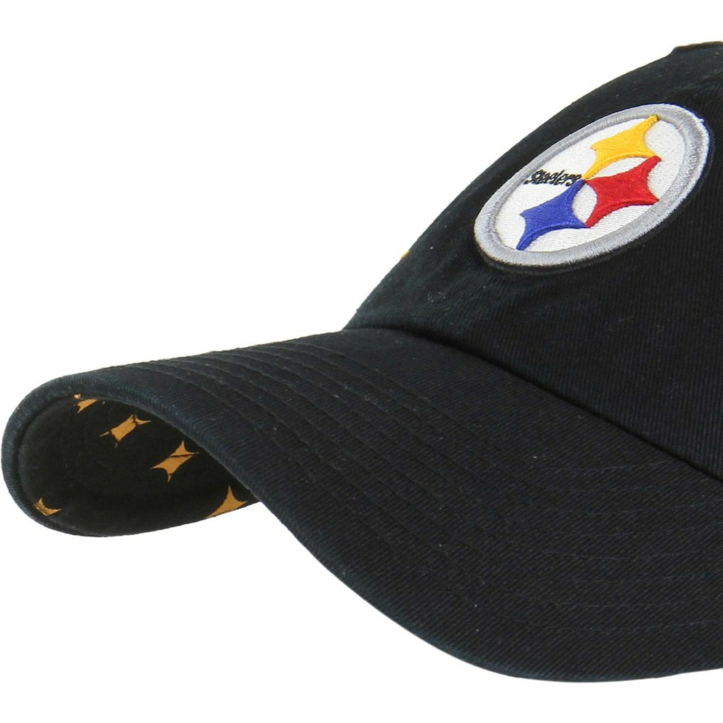 Pittsburgh Steelers '47 Women's Confetti Icon Clean Up Adjustable Hat | NFL Outlet
