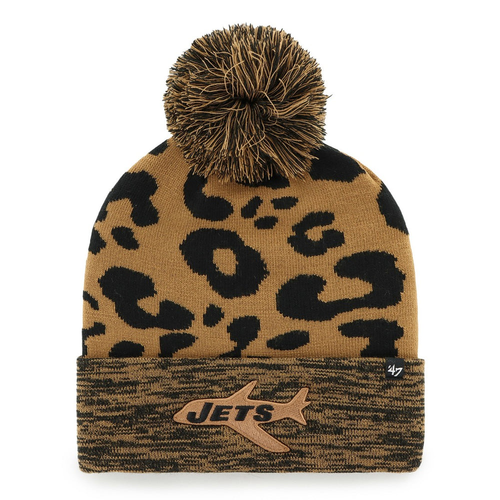 New York Jets '47 Women's Rosette Cuffed Knit Hat with Pom | NFL On sale