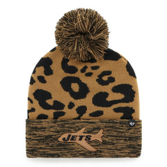 New York Jets '47 Women's Rosette Cuffed Knit Hat with Pom | NFL On sale