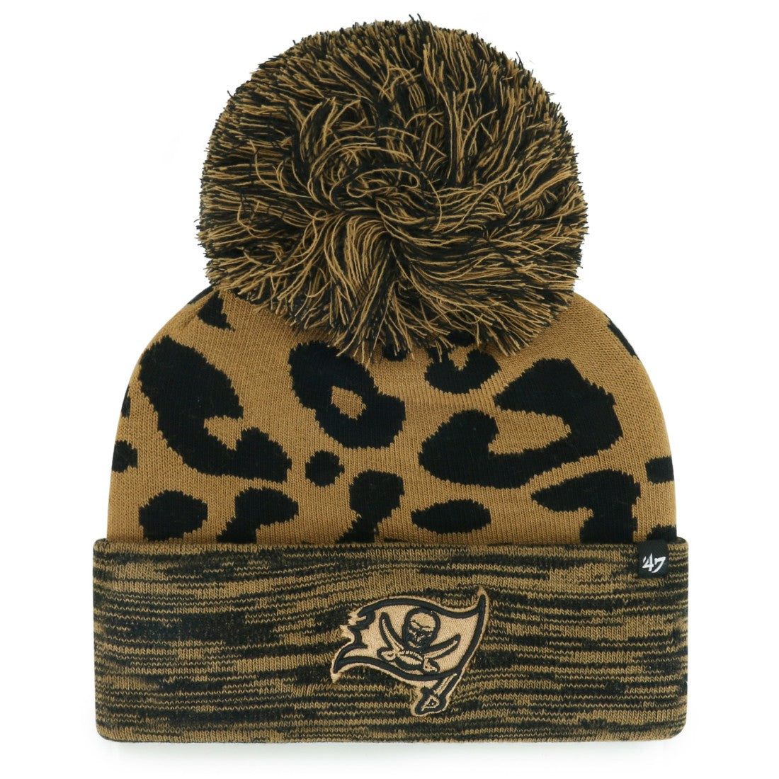 Tampa Bay Buccaneers '47 Women's Rosette Cuffed Knit Hat with Pom | NFL Hot