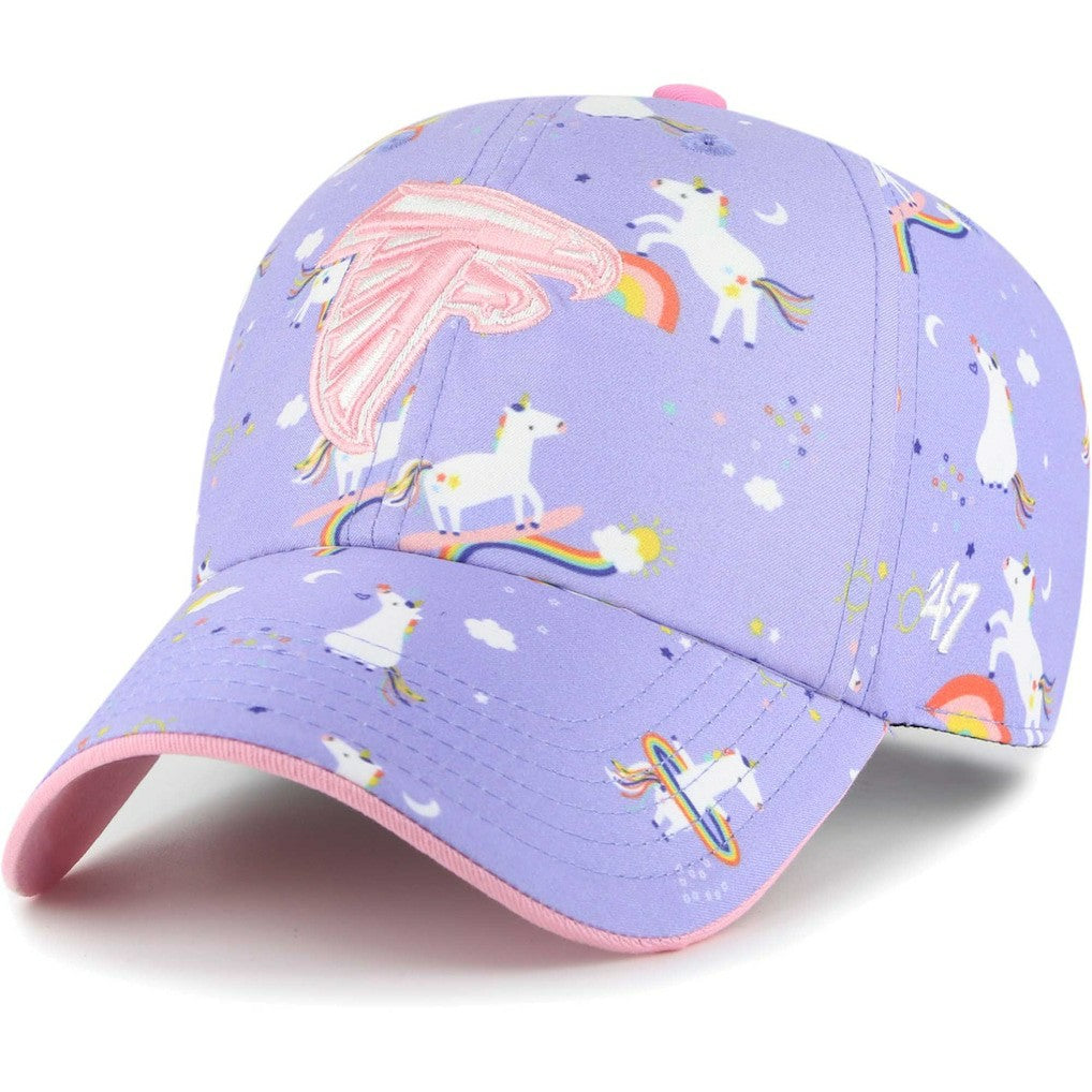 Atlanta Falcons '47 Girls Preschool Unicorn Clean Up Adjustable Hat | NFL Outlet