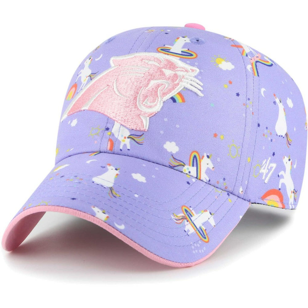 Carolina Panthers '47 Girls Preschool Unicorn Clean Up Adjustable Hat | NFL Hot