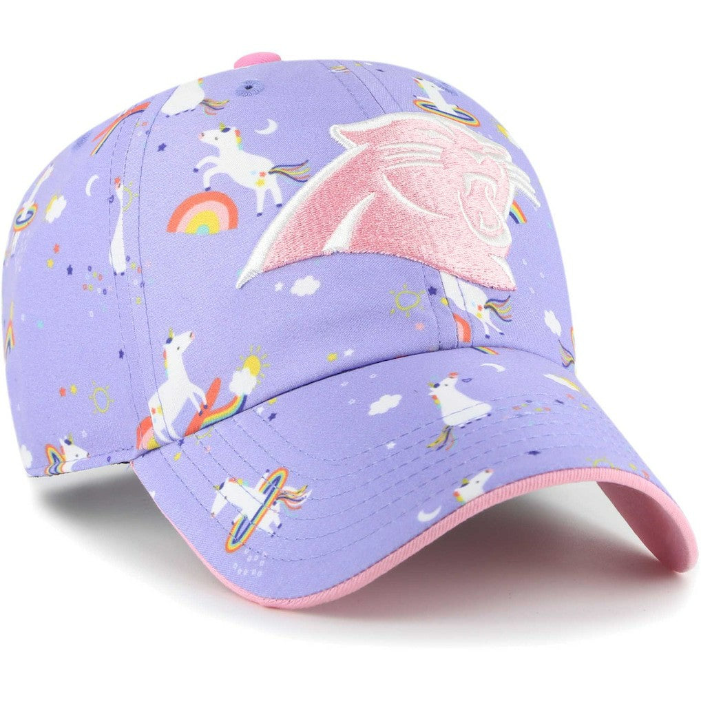 Carolina Panthers '47 Girls Preschool Unicorn Clean Up Adjustable Hat | NFL Hot