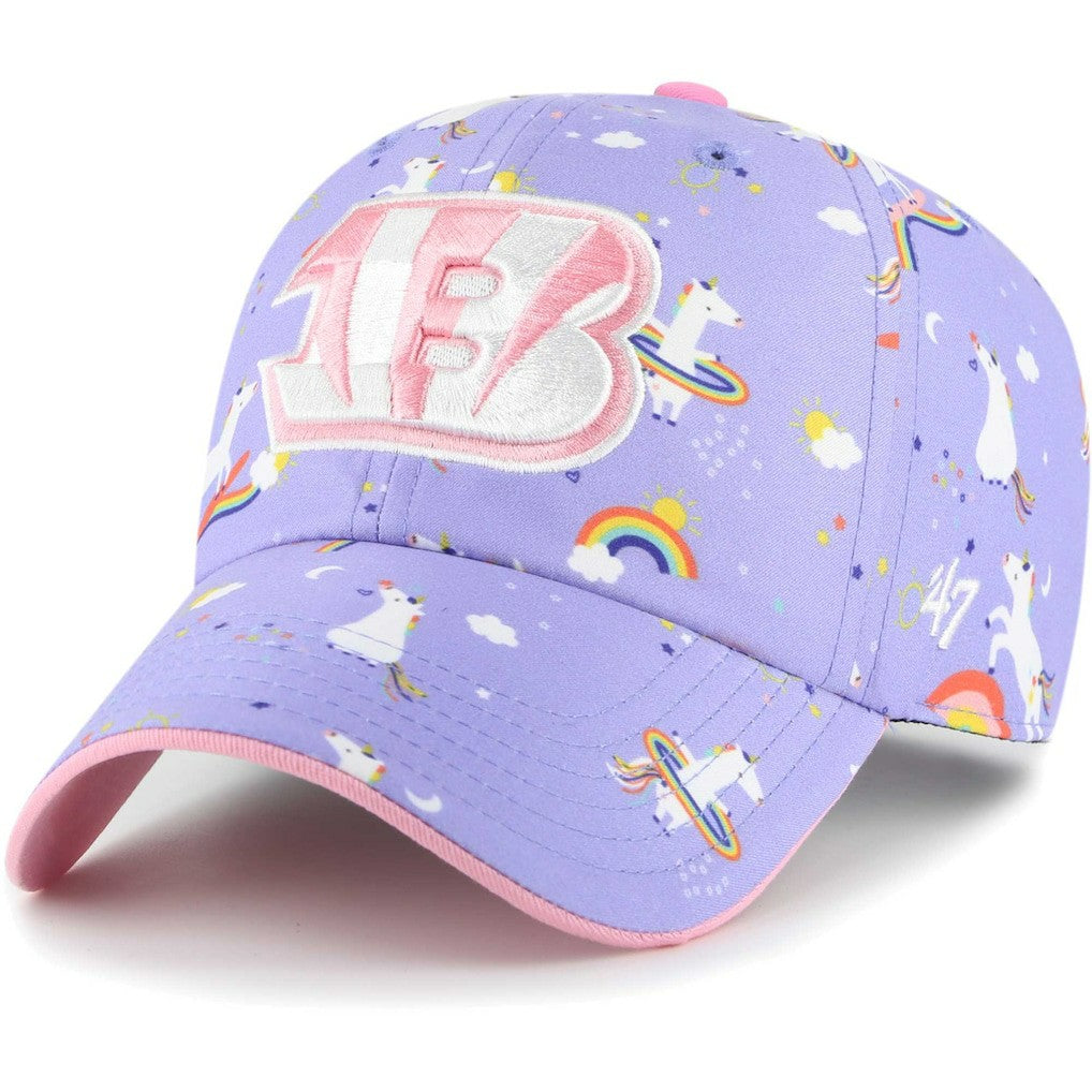 Cincinnati Bengals '47 Girls Preschool Unicorn Clean Up Adjustable Hat | NFL New