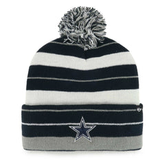 Dallas Cowboys '47 Powerline Cuffed Knit Hat with Pom | NFL Discount