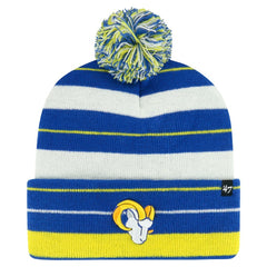 Los Angeles Rams '47 Powerline Cuffed Knit Hat with Pom | NFL Hot