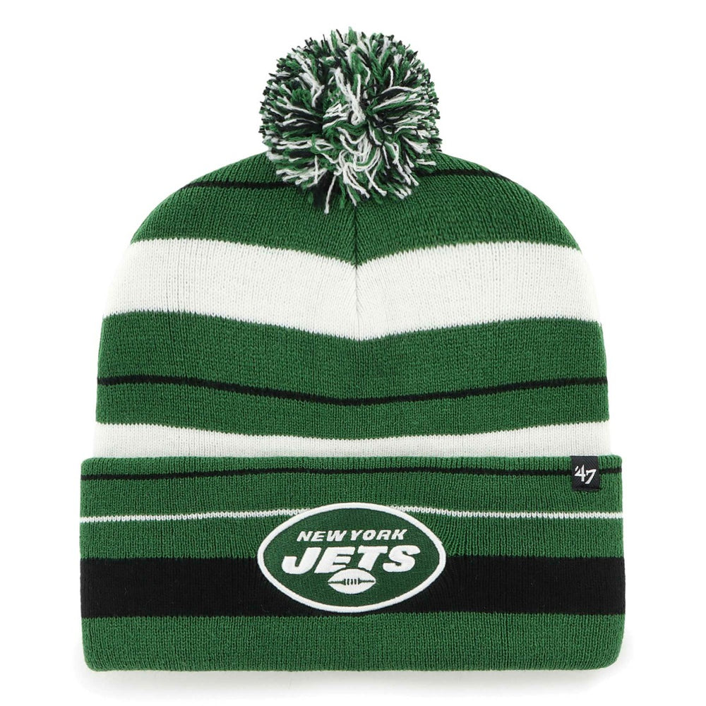 New York Jets '47 Powerline Cuffed Knit Hat with Pom | NFL New
