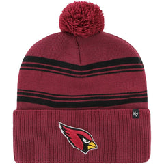 Arizona Cardinals '47 Fadeout Cuffed Knit Hat with Pom | NFL Outlet