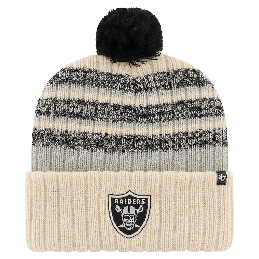 Las Vegas Raiders '47 Tavern Cuffed Knit Hat with Pom | NFL Near me