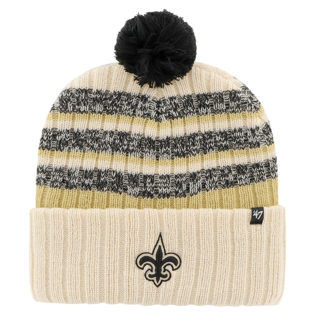 New Orleans Saints '47 Tavern Cuffed Knit Hat with Pom | NFL Outlet