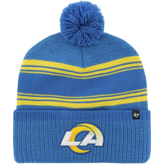 Los Angeles Rams '47 Fadeout Cuffed Knit Hat with Pom | NFL Online