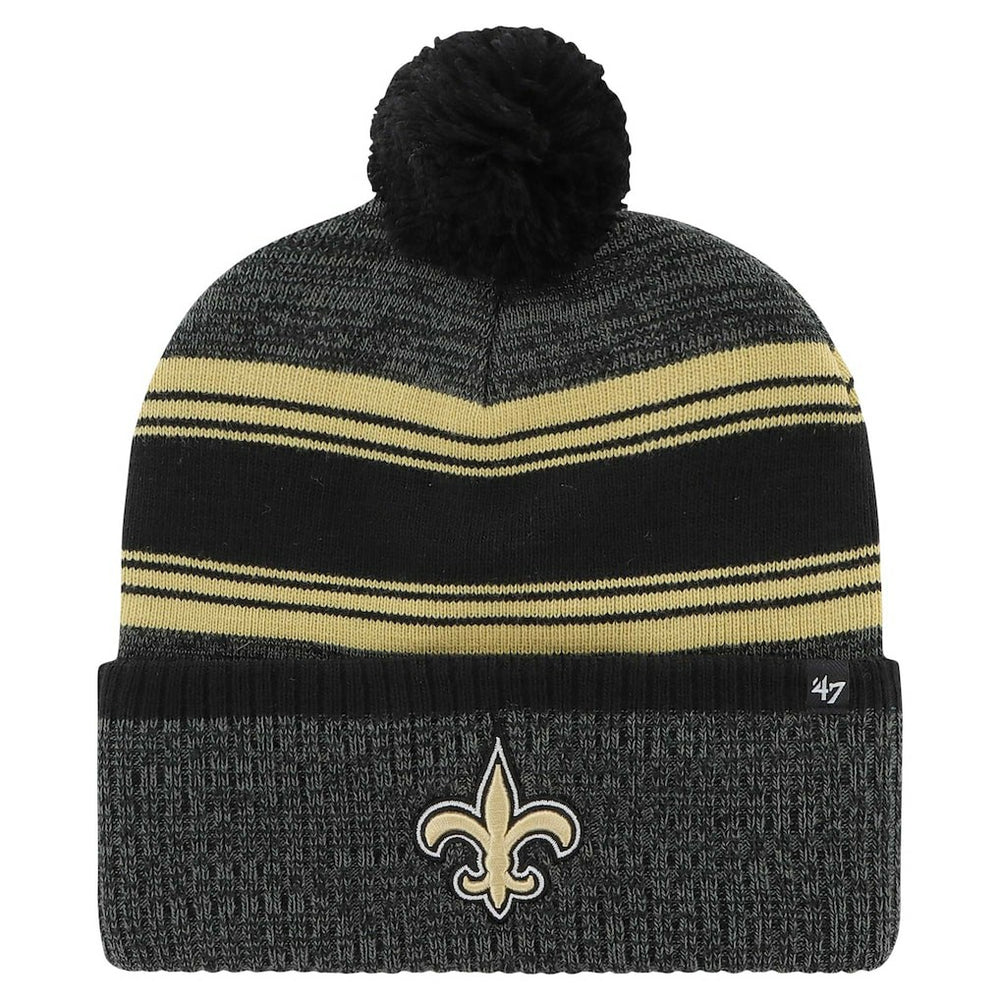 New Orleans Saints '47 Fadeout Cuffed Knit Hat with Pom | NFL Near me
