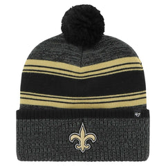New Orleans Saints '47 Fadeout Cuffed Knit Hat with Pom | NFL Near me