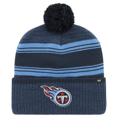 Tennessee Titans '47 Fadeout Cuffed Knit Hat with Pom | NFL Outlet