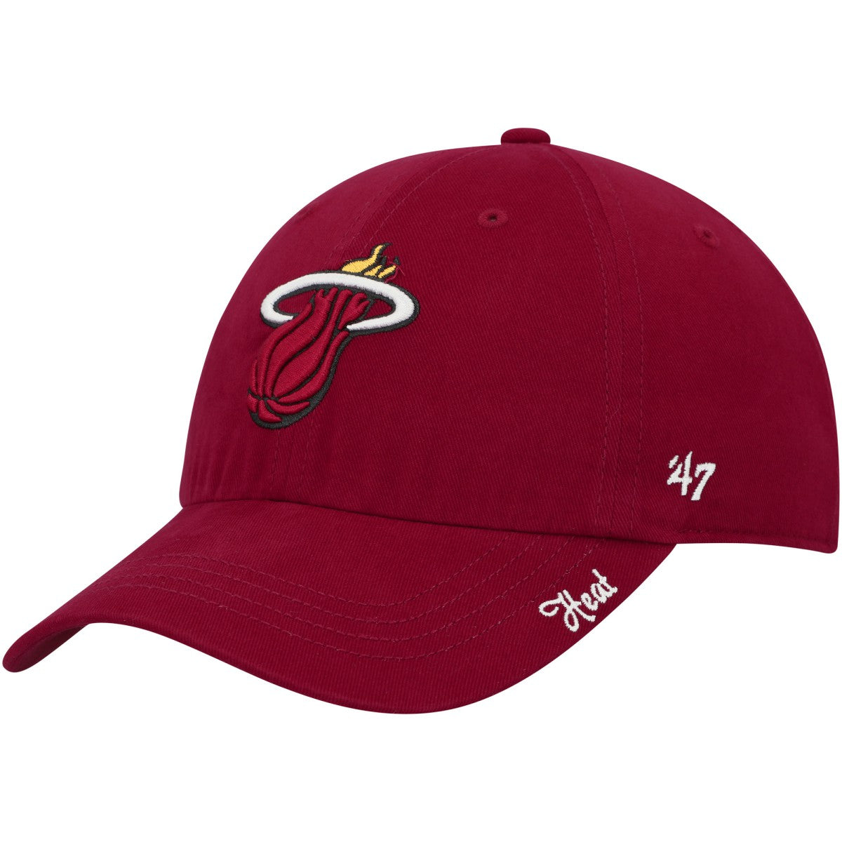 Red Miami Heat '47 Women's Miata Clean Up Adjustable Hat | NBA