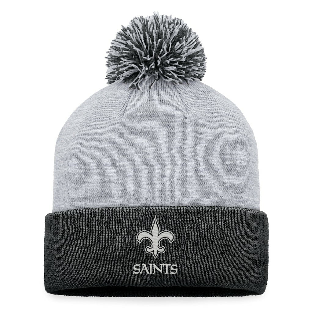 New Orleans Saints Women's Cuffed Knit Hat with Pom | NFL New