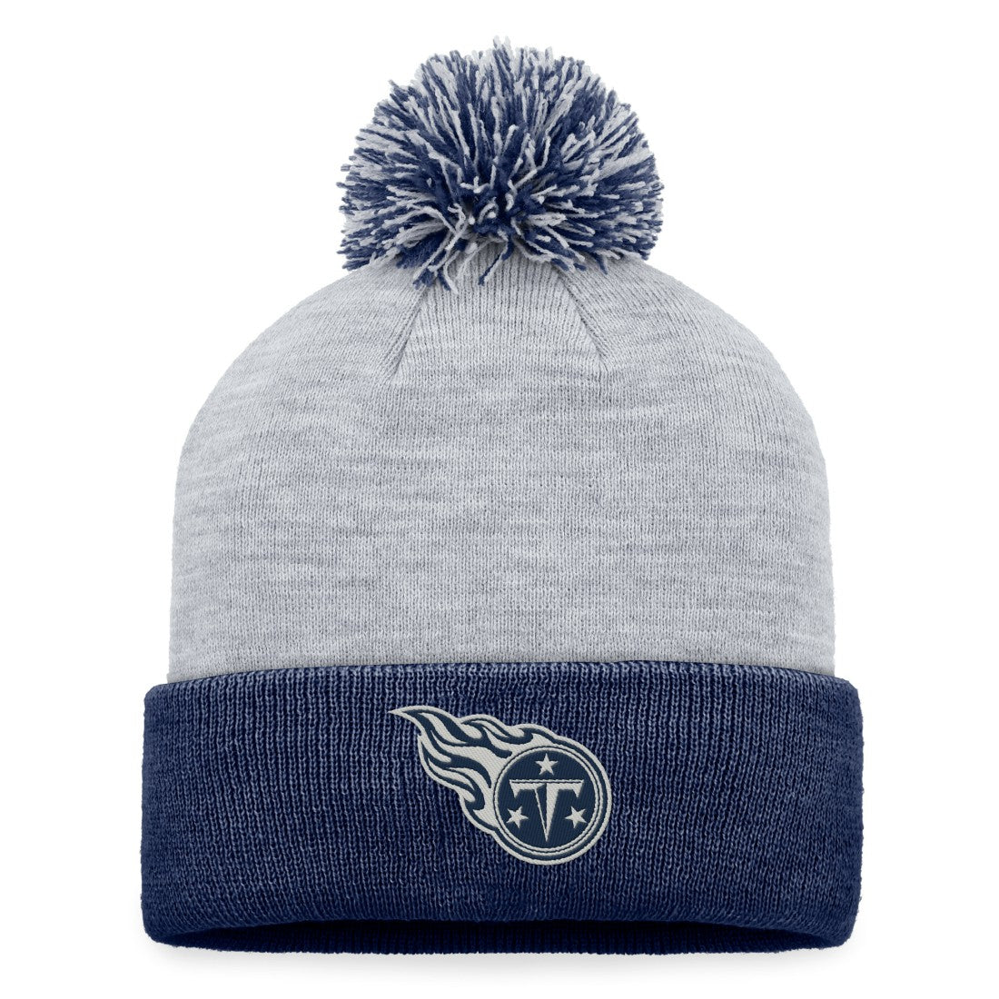 Tennessee Titans Women's Cuffed Knit Hat with Pom | NFL Near me