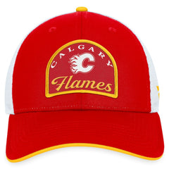 Calgary Flames Fanatics Fundamental Adjustable Hat -  NHL Hats