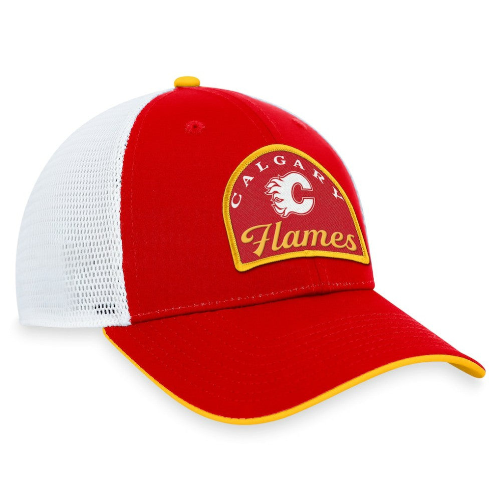 Calgary Flames Fanatics Fundamental Adjustable Hat -  NHL Hats