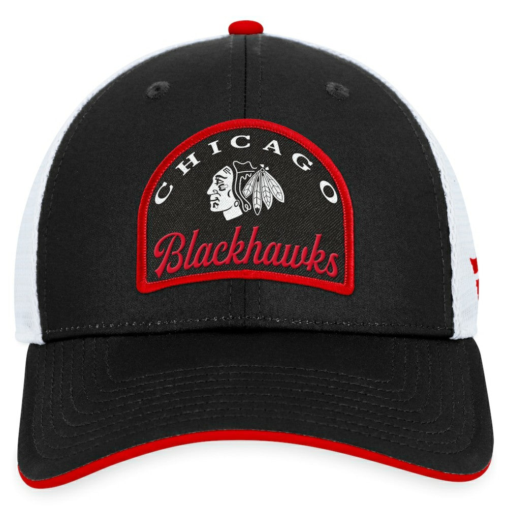 Chicago Blackhawks Fanatics Fundamental Adjustable Hat -  NHL Hats