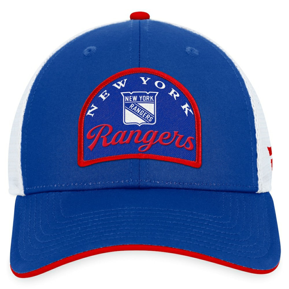 New York Rangers Fanatics Fundamental Adjustable Hat -  NHL Hats