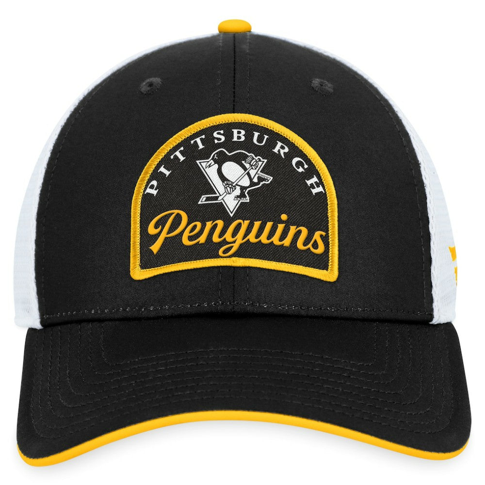 Pittsburgh Penguins Fanatics Fundamental Adjustable Hat -  NHL Hats