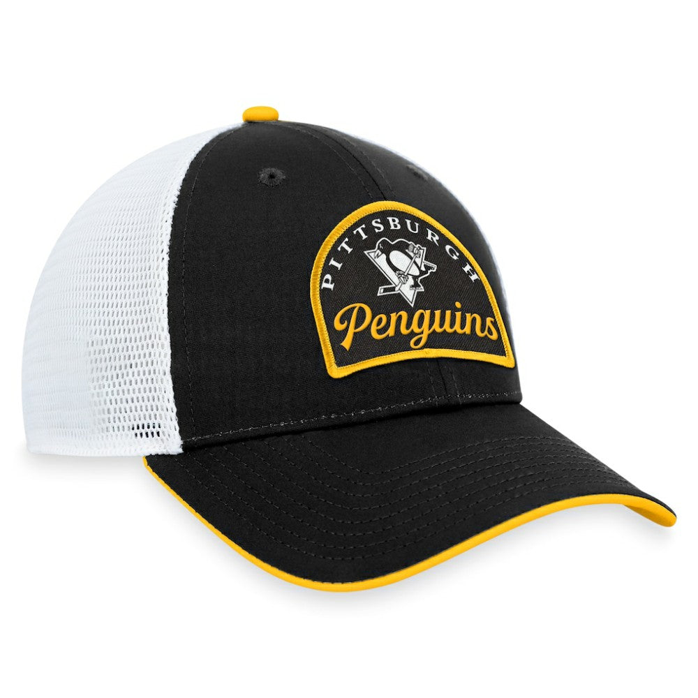 Pittsburgh Penguins Fanatics Fundamental Adjustable Hat -  NHL Hats