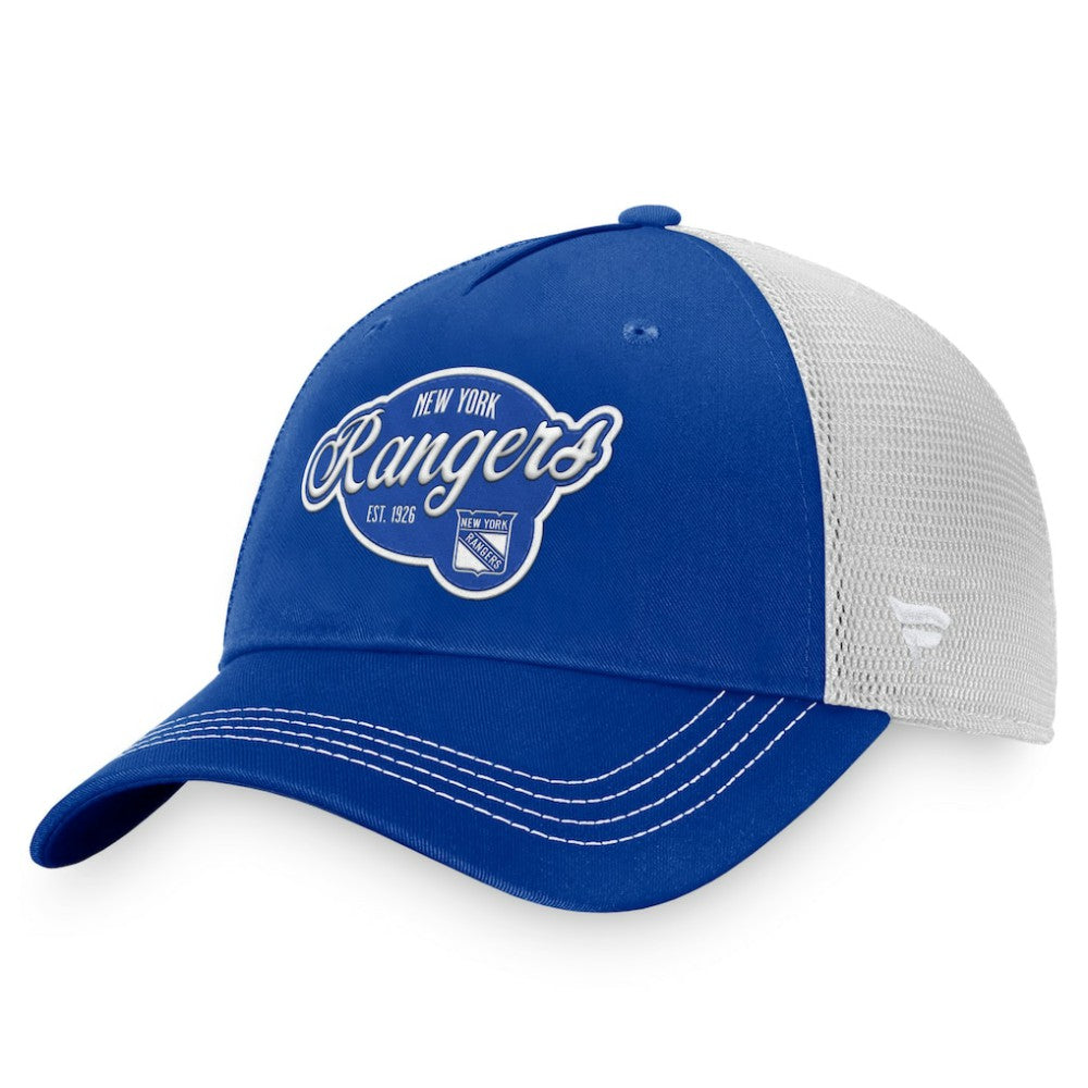 New York Rangers Fanatics Women's Fundamental Trucker Adjustable Hat -  NHL Hats