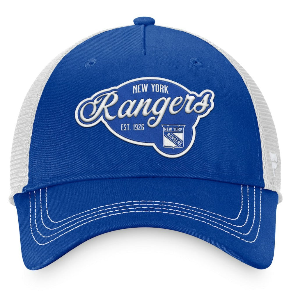 New York Rangers Fanatics Women's Fundamental Trucker Adjustable Hat -  NHL Hats