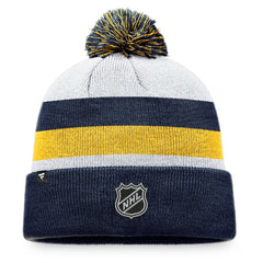 St. Louis Blues Fanatics Fundamental Cuffed Knit Hat with Pom -  NHL Hats