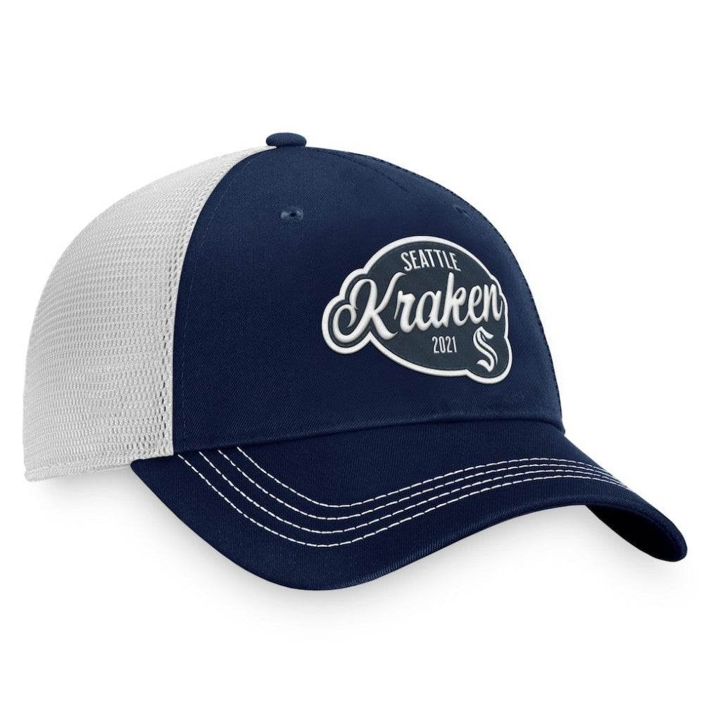 Seattle Kraken Fanatics Women's Fundamental Trucker Adjustable Hat -  NHL Hats