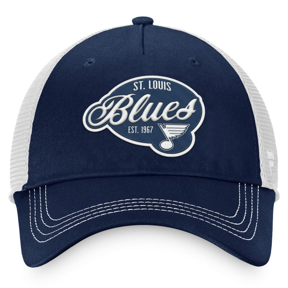 St. Louis Blues Fanatics Women's Fundamental Trucker Adjustable Hat -  NHL Hats