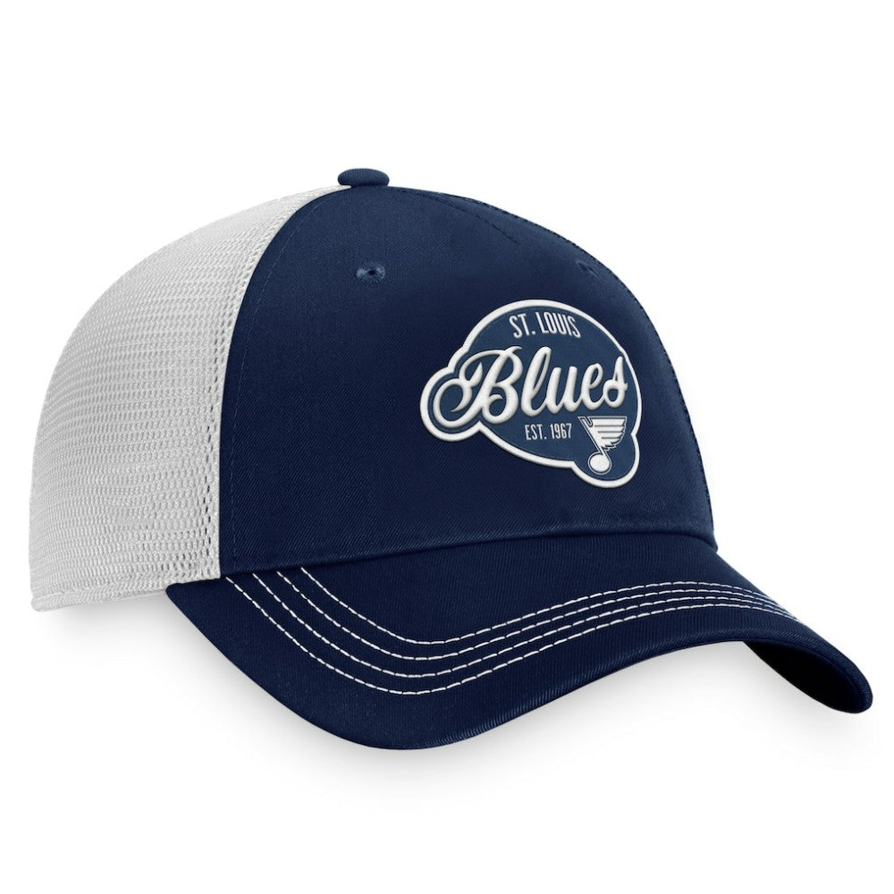 St. Louis Blues Fanatics Women's Fundamental Trucker Adjustable Hat -  NHL Hats