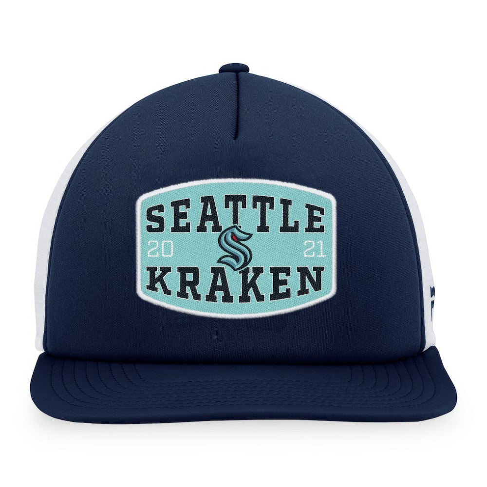 Seattle Kraken Fanatics Foam Front Patch Trucker Snapback Hat -  NHL Hats