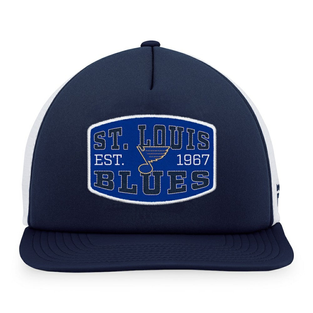 St. Louis Blues Fanatics Foam Front Patch Trucker Snapback Hat -  NHL Hats