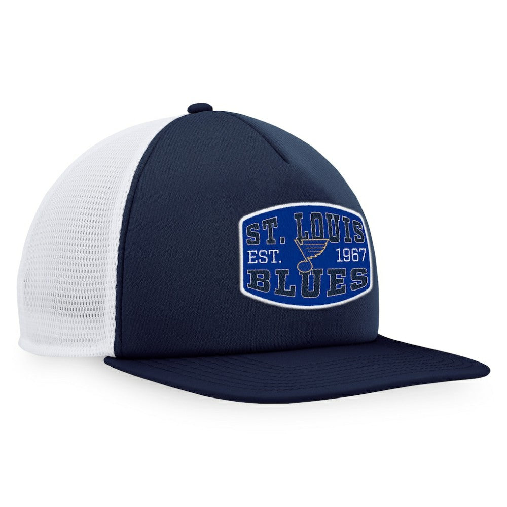 St. Louis Blues Fanatics Foam Front Patch Trucker Snapback Hat -  NHL Hats