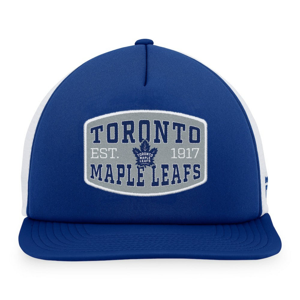 Toronto Maple Leafs Fanatics Foam Front Patch Trucker Snapback Hat -  NHL Hats