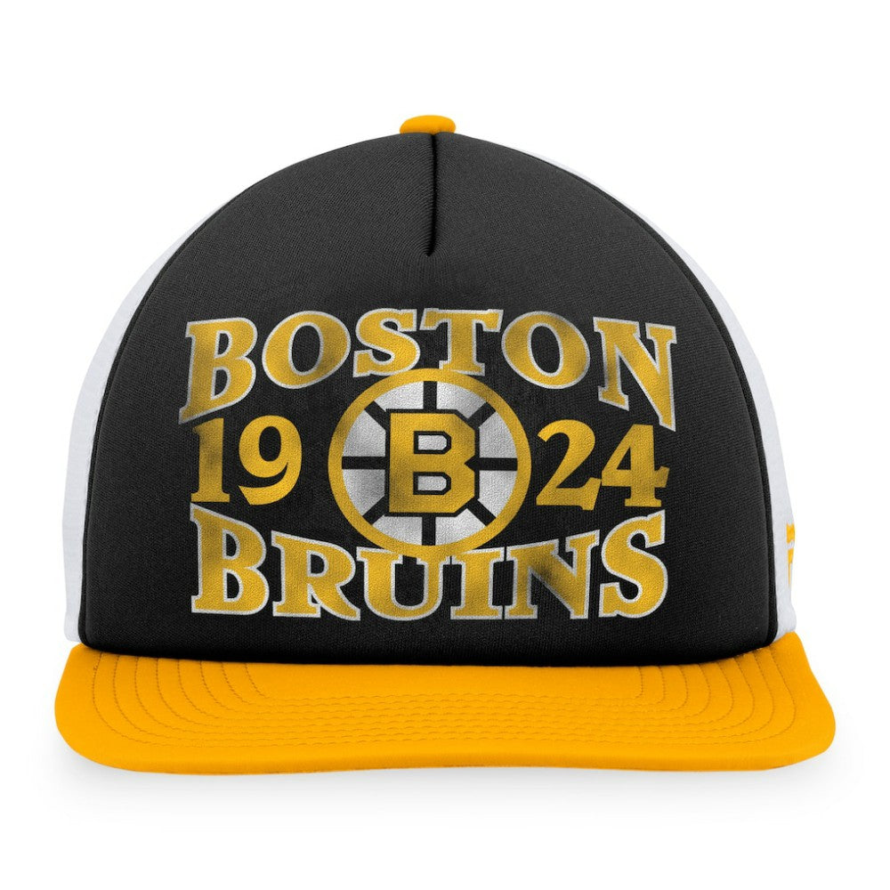 Boston Bruins Fanatics Heritage Vintage Foam Front Trucker Snapback Hat -  NHL Hats