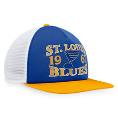 St. Louis Blues Fanatics Heritage Vintage Foam Front Trucker Snapback Hat -  NHL Hats