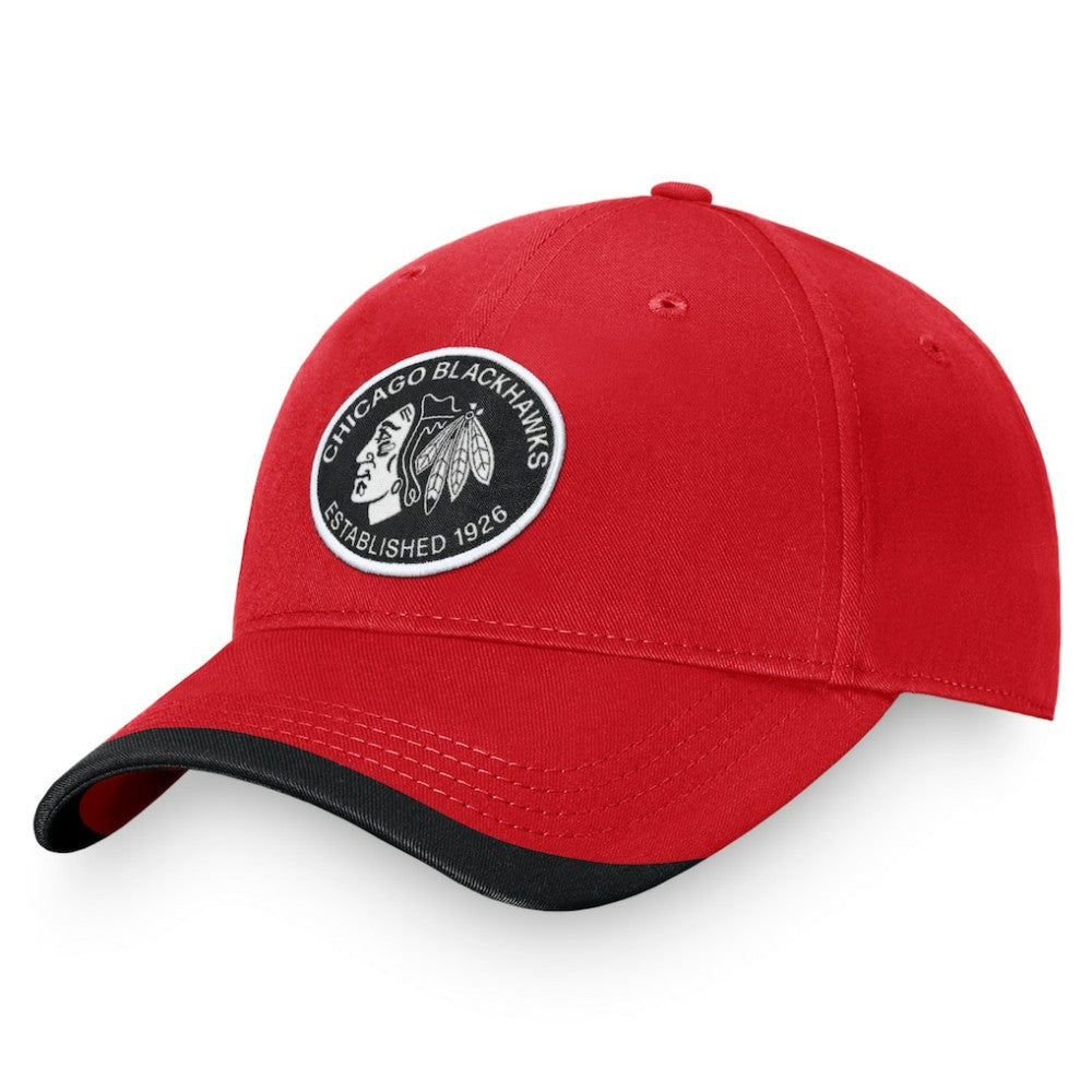 Chicago Blackhawks Fanatics Fundamental Adjustable Hat -  NHL Hats