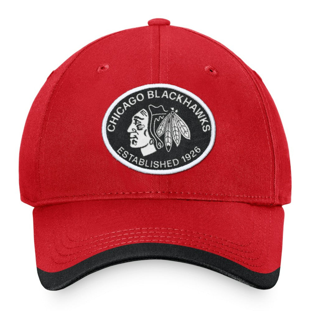Chicago Blackhawks Fanatics Fundamental Adjustable Hat -  NHL Hats