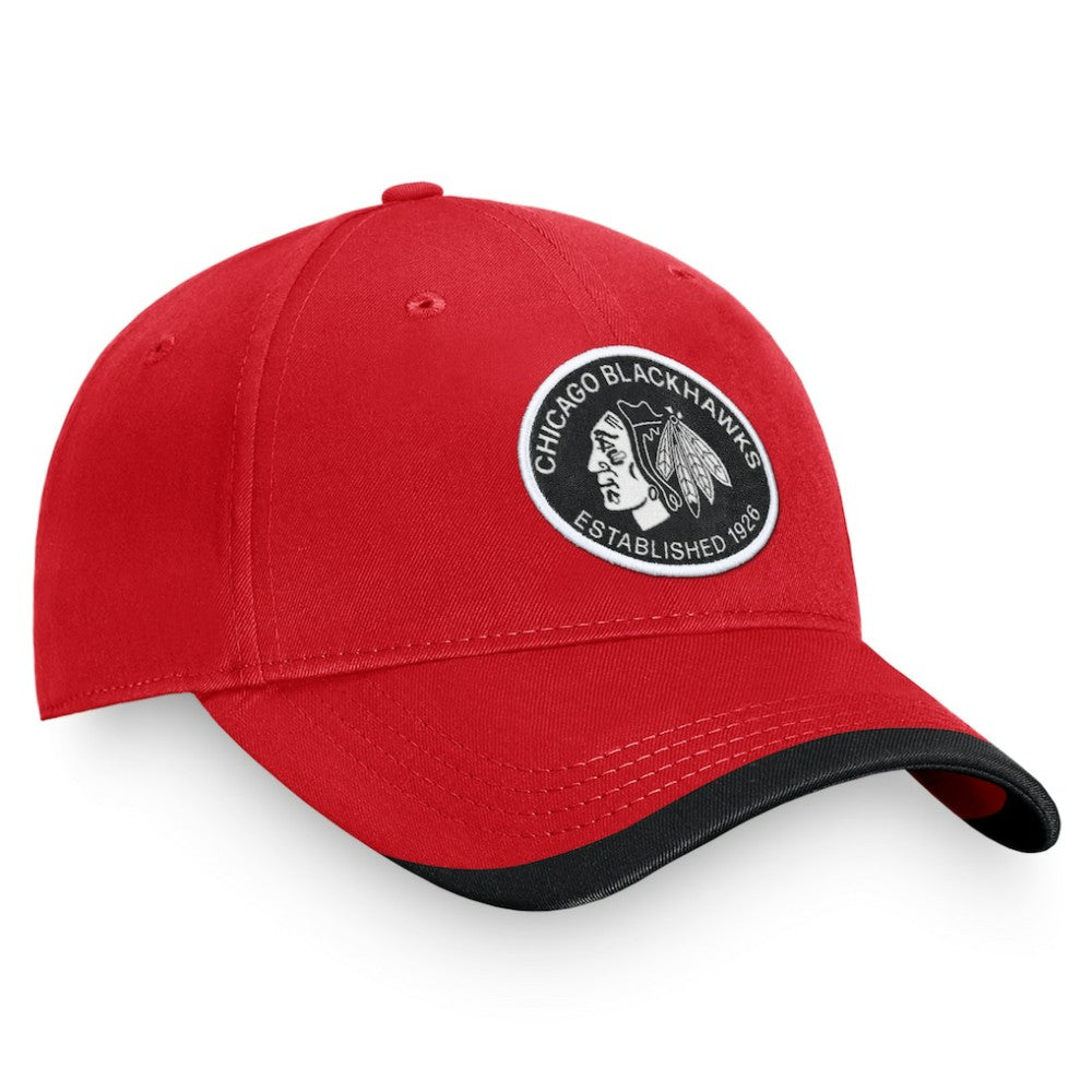 Chicago Blackhawks Fanatics Fundamental Adjustable Hat -  NHL Hats
