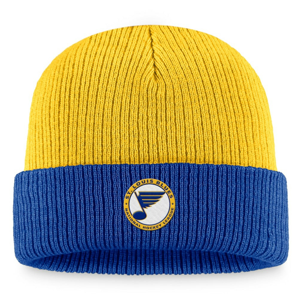 St. Louis Blues Fanatics Heritage Vintage Cuffed Knit Hat -  NHL Hats