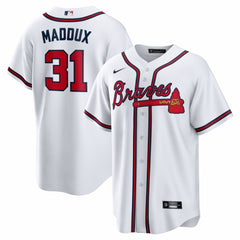 Greg Maddux Atlanta Braves Nike Home Retired Player Replica Jersey - MLB Jerseys