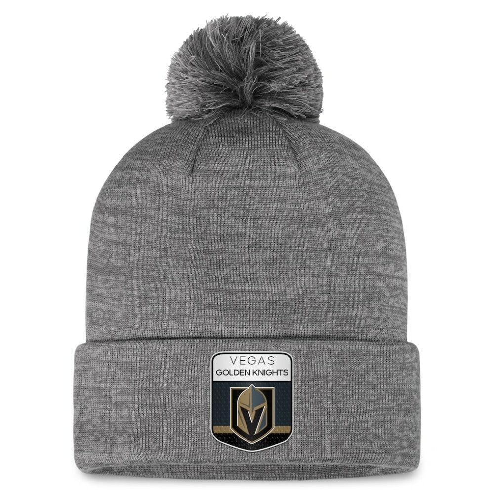 Vegas Golden Knights Fanatics Authentic Pro Home Ice Cuffed Knit Hat with Pom -  NHL Hats