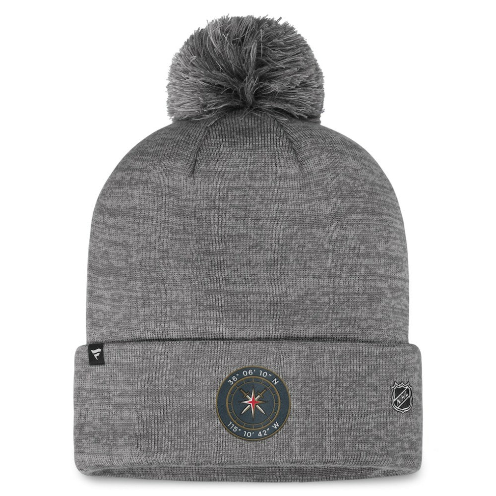 Vegas Golden Knights Fanatics Authentic Pro Home Ice Cuffed Knit Hat with Pom -  NHL Hats